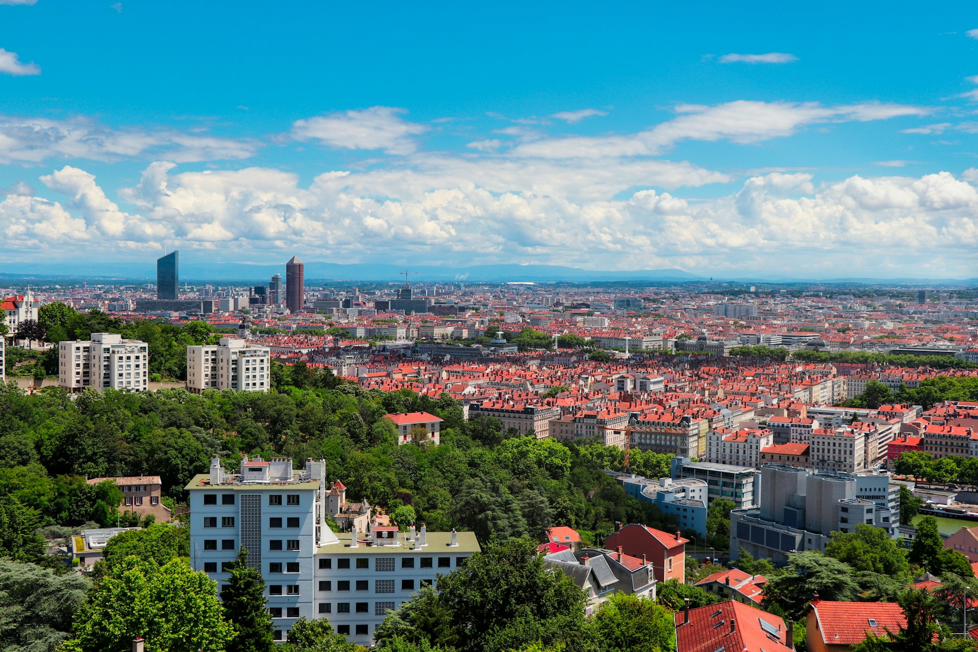 aerial view of city buildings during daytime